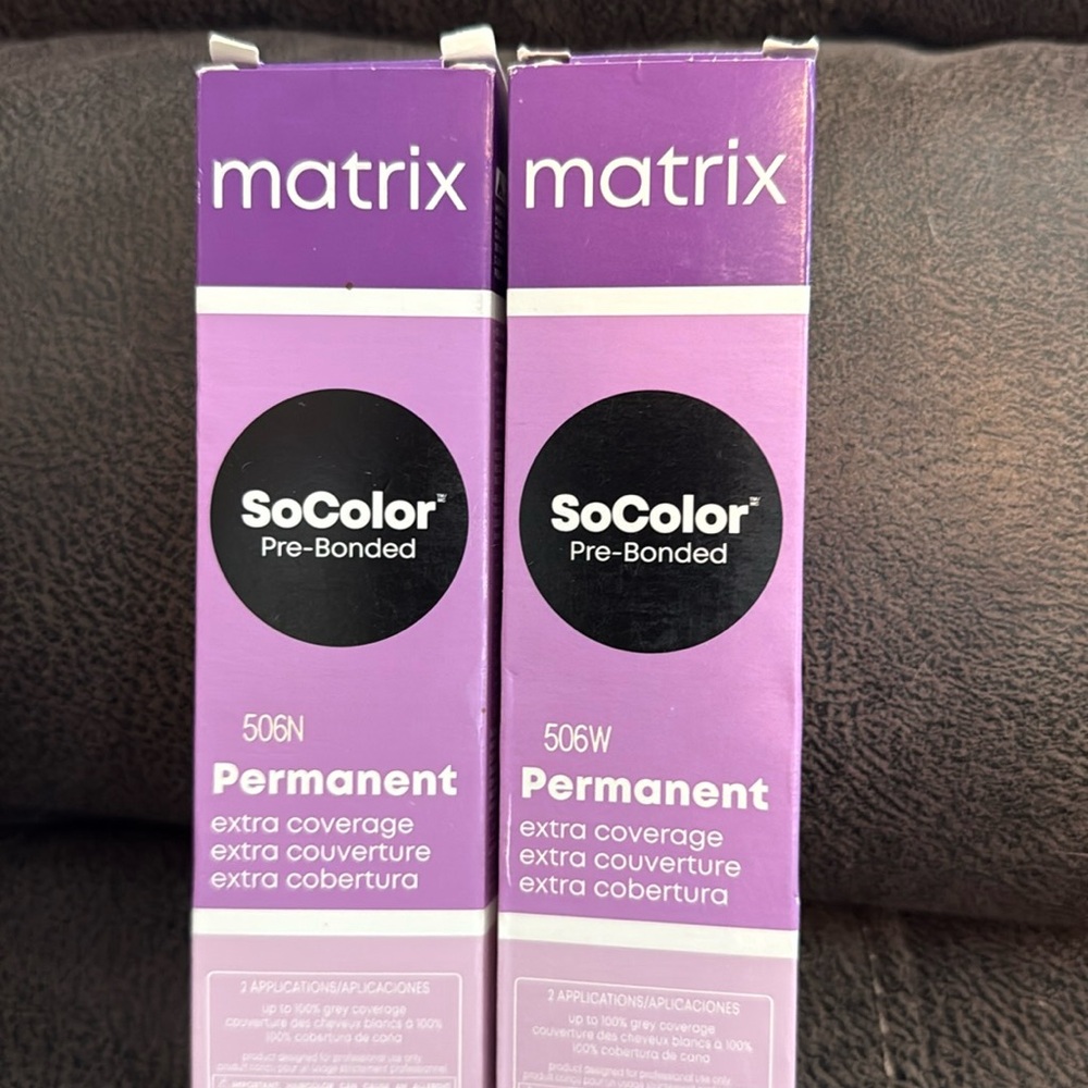 Matrix SoColor 506N and 506W